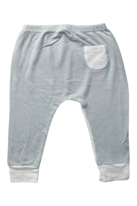 A White Casual Pants from Mori in size 6-12M for boy. (Back View)