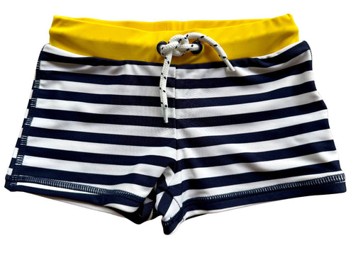 A Navy Swim Shorts from Seed in size 3T for boy. (Front View)