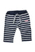 A Navy Casual Pants from Petit Bateau in size 3-6M for boy. (Front View)