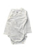 A White Long Sleeve Bodysuits from Petit Bateau in size 3-6M for girl. (Front View)