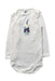 A White Long Sleeve Bodysuits from Petit Bateau in size 6-12M for boy. (Front View)