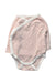 A Pink Long Sleeve Bodysuits from Mori in size Newborn for girl. (Front View)