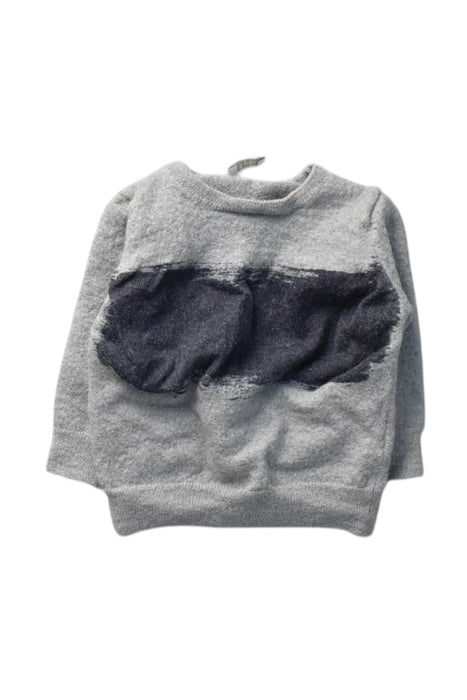 A Grey Crewneck Sweatshirts from Il Gufo in size 2T for boy. (Front View)