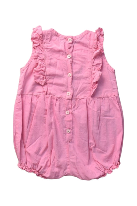 A Pink Sleeveless Rompers from Kidsagogo in size 3-6M for girl. (Back View)