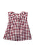 A Red Short Sleeve Dresses from Jacadi in size 3-6M for girl. (Front View)