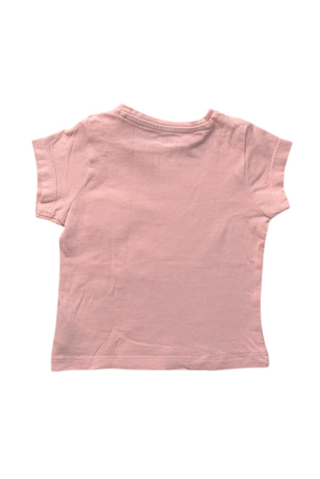 A Pink Short Sleeve Tops from Mothercare in size 6-12M for girl. (Back View)