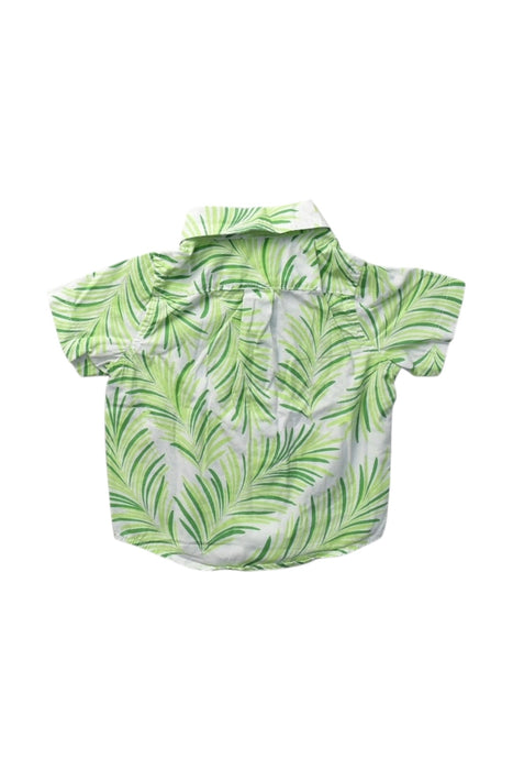A Green Short Sleeve Shirts from Janie & Jack in size 6-12M for boy. (Back View)