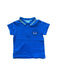 A Blue Short Sleeve Polos from Fendi in size 4T for boy. (Front View)