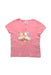 A Multicolour Short Sleeve T Shirts from Petit Bateau in size 3T for girl. (Front View)