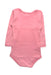 A Pink Long Sleeve Bodysuits from Petit Bateau in size 12-18M for girl. (Back View)