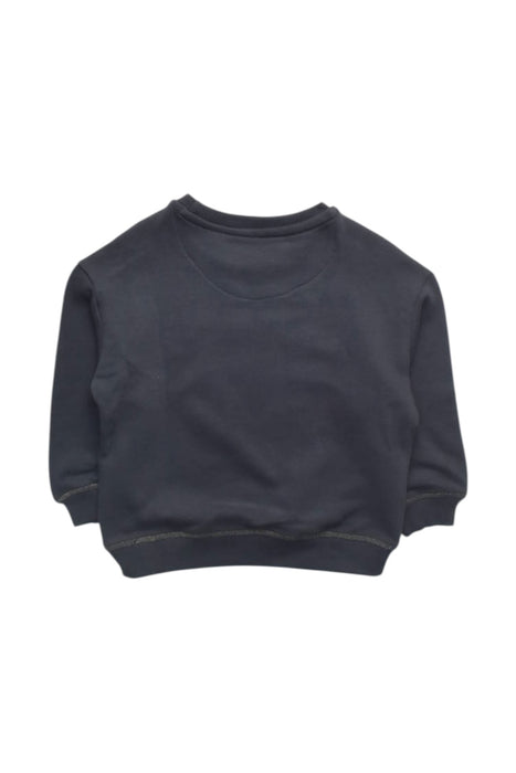 A Black Crewneck Sweatshirts from Mothercare in size 2T for girl. (Back View)