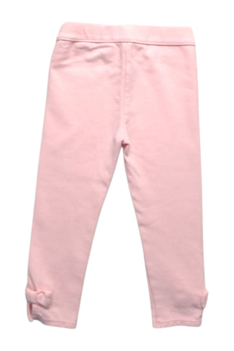 A Pink Leggings from Janie & Jack in size 3T for girl. (Back View)