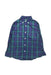 A Blue Long Sleeve Shirts from Crewcuts in size 4T for boy. (Front View)
