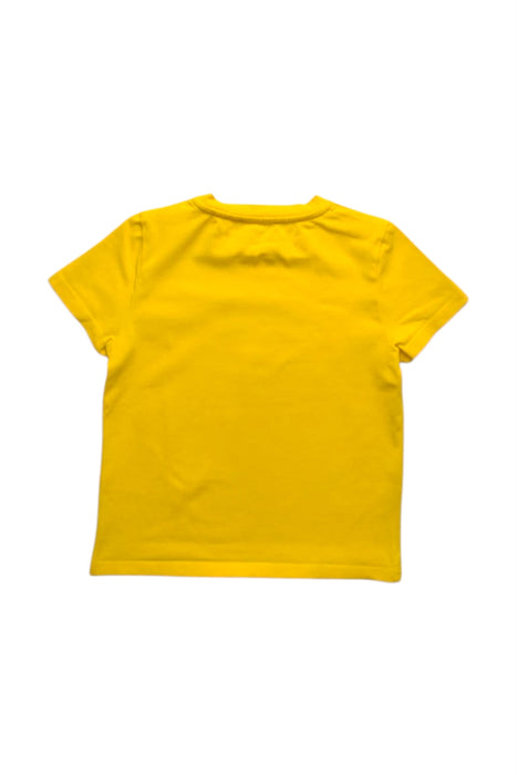 A Yellow Short Sleeve T Shirts from DKNY in size 6T for girl. (Back View)