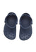 A Blue Slip Ons from Crocs in size 18-24M for boy. (Back View)