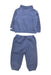 A Navy Pants Sets from The Little White Company in size 12-18M for boy. (Back View)
