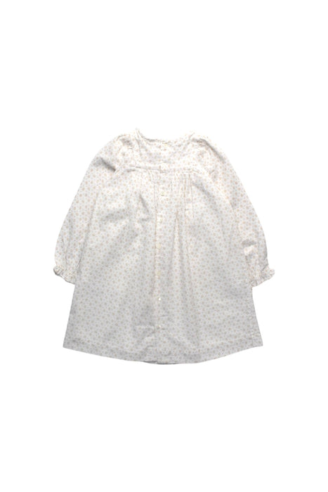 A White Long Sleeve Dresses from Bonpoint in size 3T for girl. (Back View)