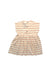 A Beige Short Sleeve Dresses from 1 + in the family in size 4T for girl. (Back View)
