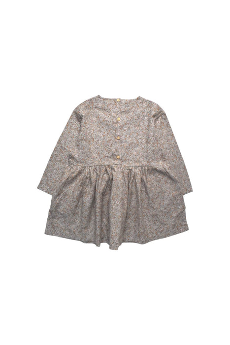 A Multicolour Long Sleeve Dresses from Wheat in size 3T for girl. (Back View)