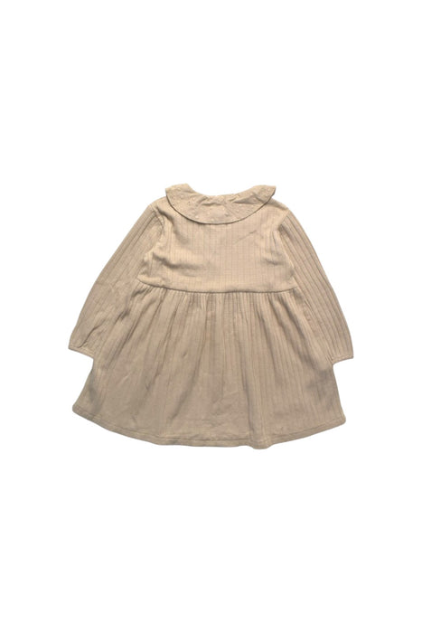 A Beige Long Sleeve Dresses from Play Up in size 3T for girl. (Back View)