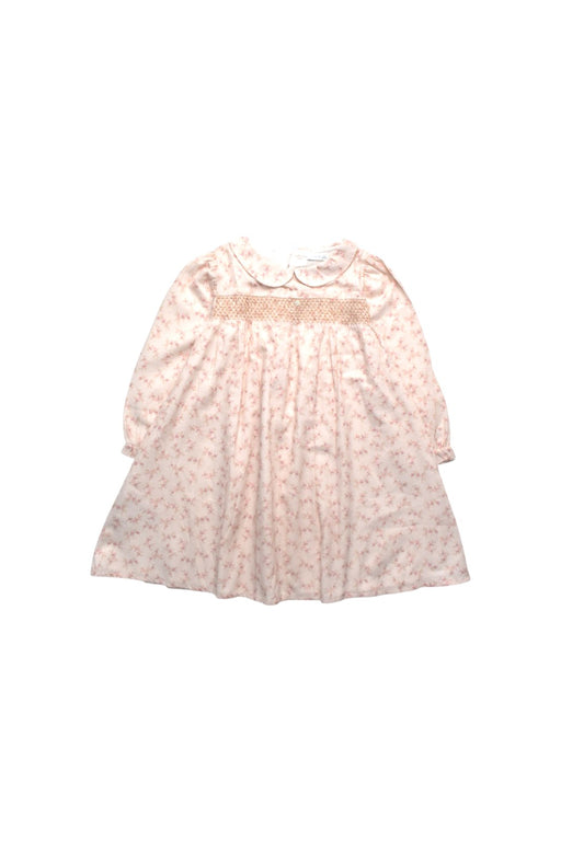 A Pink Long Sleeve Dresses from Wedoble in size 4T for girl. (Front View)