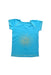 A Blue Short Sleeve T Shirts from La Queue du Chat in size 8Y for girl. (Front View)