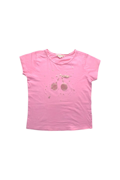 A Pink Short Sleeve T Shirts from Bonpoint in size 10Y for girl. (Front View)