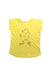 A Yellow Short Sleeve T Shirts from Bonpoint in size 12Y for girl. (Front View)