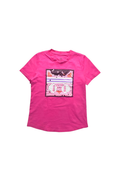 A Pink Short Sleeve T Shirts from Adidas in size 12Y for girl. (Front View)