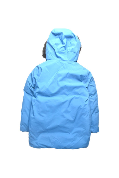 A Blue Puffer/Quilted Coats & Outerwear from Jacadi in size 12Y for boy. (Back View)
