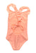 A Peach Swimsuits from Bonpoint in size 6T for girl. (Back View)
