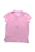 A Pink Short Sleeve Polos from Polo Ralph Lauren in size 6T for girl. (Back View)