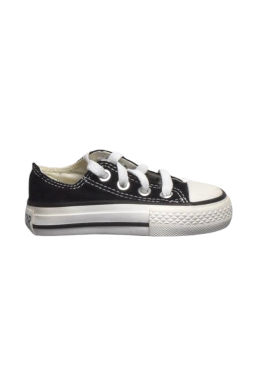 A Black Sneakers from Converse in size 18-24M for boy. (Front View)