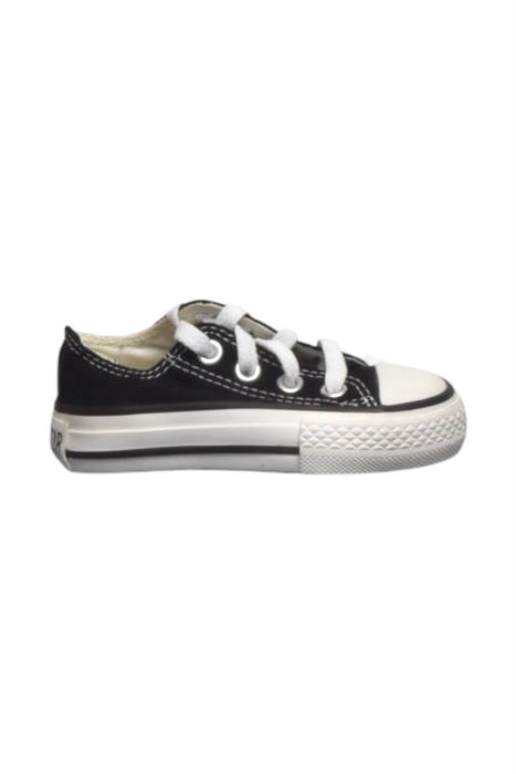 A Black Sneakers from Converse in size 18-24M for boy. (Front View)