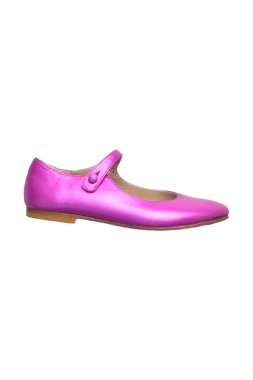 A Pink Flats from Bonpoint in size 7Y for girl. (Front View)