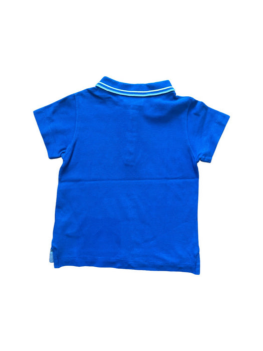 A Blue Short Sleeve Polos from Fendi in size 4T for boy. (Back View)