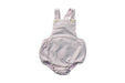 A Pink Overall Shorts from Jacadi in size 0-3M for girl. (Front View)
