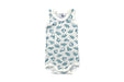 A White Sleeveless Bodysuits from Petit Bateau in size 0-3M for boy. (Front View)