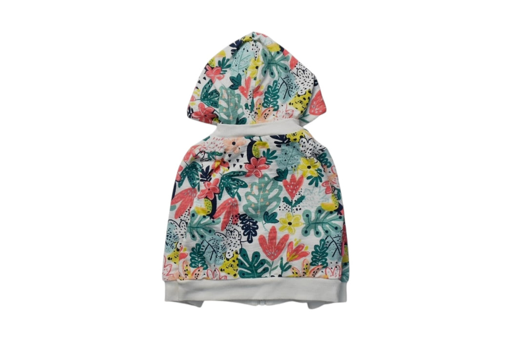 A Multicolour Hooded Sweatshirts from Boboli in size 6-12M for girl. (Back View)
