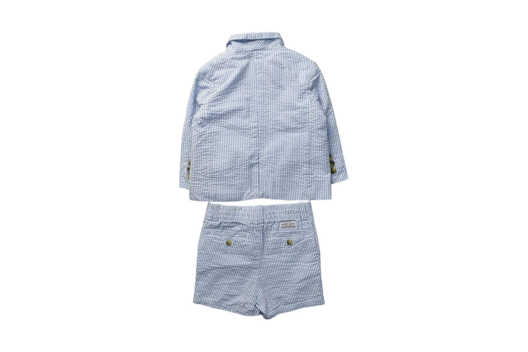 A Blue Shorts Sets from Janie & Jack in size 6-12M for boy. (Back View)