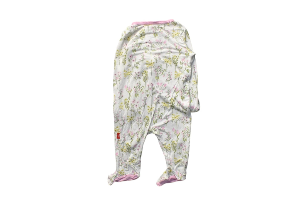 A Multicolour Onesies from Magnetic Me in size Newborn for girl. (Back View)