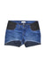 A Blue Shorts from Mayarya in size Maternity-M for maternity. (Front View)
