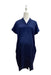 A Navy Short Sleeve Dresses from Mayarya in size Maternity-XS for maternity. (Front View)