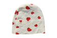 A White Beanies from Mori in size 0-3M for girl. (Back View)