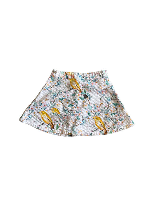 A White Short Skirts from Gingersnaps in size 4T for girl. (Front View)