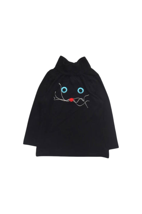 A Black Long Sleeve Tops from Roksanda Ilincic Blossom in size 2T for girl. (Front View)