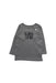 A Grey Long Sleeve T Shirts from Bonpoint in size 3-6M for girl. (Front View)