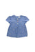 A Blue Short Sleeve Shirts from Paul Smith in size 3T for girl. (Front View)