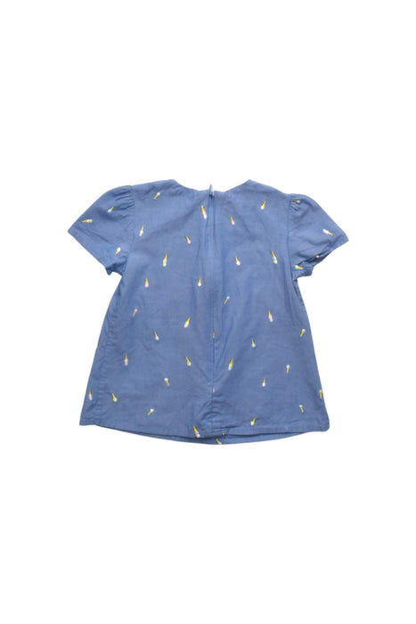 A Blue Short Sleeve Shirts from Paul Smith in size 3T for girl. (Back View)