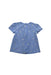 A Blue Short Sleeve Shirts from Paul Smith in size 3T for girl. (Back View)